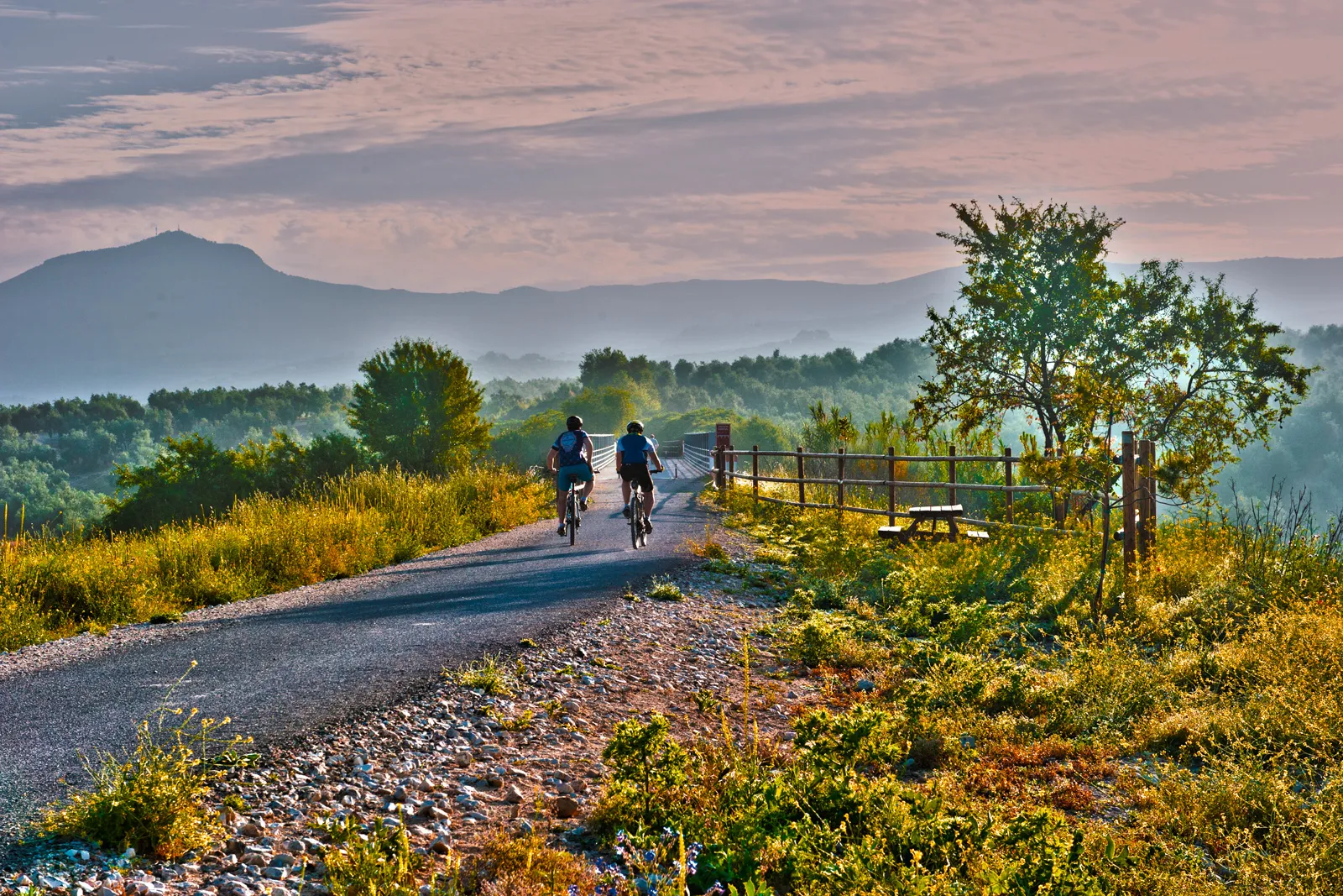 via verde del aceite cicloturismo viabike