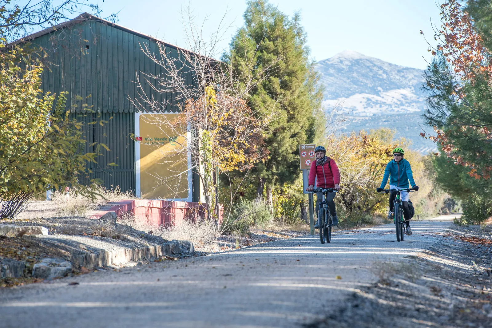 via verde del aceite cicloturismo viabike