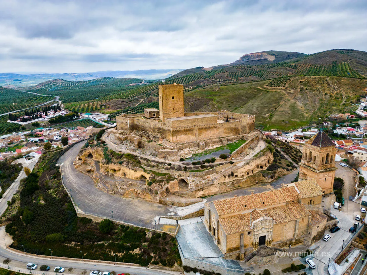 Castillo de Alcaudete cicloturismo
